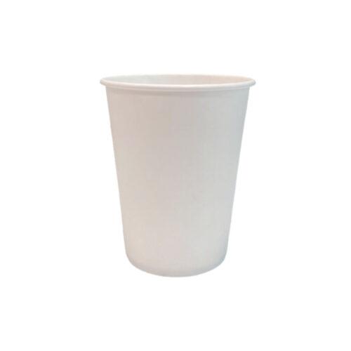 S1393 Bicchiere cartoncino bianco 250 ml per bevande calde 25pz