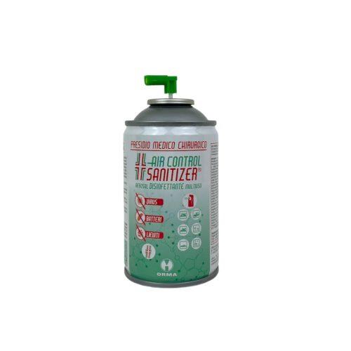Air Control Sanitizer Disinfettante PMC ml. 250 è un disinfettante aerosol pronto all'uso a base di Sali Quaternari d'Ammonio per ambienti, oggetti e superfici.